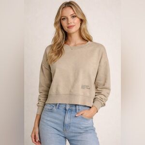 Zara Cream Crew Neck‎ Women's Sweater